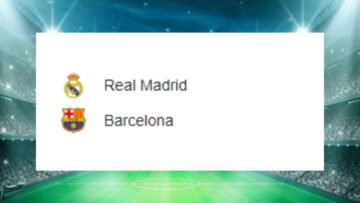 Real Madrid x Barcelona