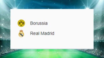 Borussia Dortmund x Real Madrid