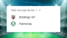 Botafogo SP x Palmeiras